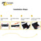 202A Toner Cartridges Compatible for HP 202A CF500A 202X CF500X HP Color LaserJet Pro MFP M281fdw M254dw M281cdw M281fdn M281 M254 CF501A CF502A CF503A Printer Ink (Black Cyan Yellow Magenta, 4-Pack)