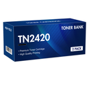 Toner Bank TN2420 Cartuccia Compatibile Toner per Brother MFC L2710DW L2710DN MFC-L2710DW MFC-L2710DN HL-L2350DW DCP-L2510D MFC-L2750DW HL-L2310D MFC-L2730DW TN-2420 TN 2420 TN2410 (Nero, 2-Pack)