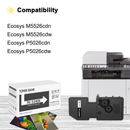 Toner Bank Remplacement de cartouche de toner compatible pour Kyocera TK-5240K TK-5240 TK5240 TK5240K Ecosys M5526cdw M5526cdn P5026cdn P5026cdw M5526 P5026 TK-5240C TK-5240Y TK-5240M Toner