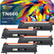 Toner Bank Compatible TN660 Toner Cartridge Replacement for Brother TN660 TN630 TN 660 630 TN-660 TN-630 HL-L2380DW MFC-L2700DW HL-L2300D HL-L2320D HL-L2340DW L2540DW Printer Ink (Black, 4-Pack)