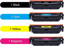 210X High Yield Toner Cartridge Compatible for HP 210A 210X W2100A W2100X Color Laserjet Pro MFP 4301fdw 4301fdn 4201dn 4201dw Printer Ink 4-Pack