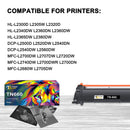 Toner Bank Compatible TN660 Toner Cartridge Replacement for Brother TN660 TN630 TN 660 630 TN-660 TN-630 HL-L2380DW MFC-L2700DW HL-L2300D HL-L2320D HL-L2340DW L2540DW Printer Ink (Black, 4-Pack)